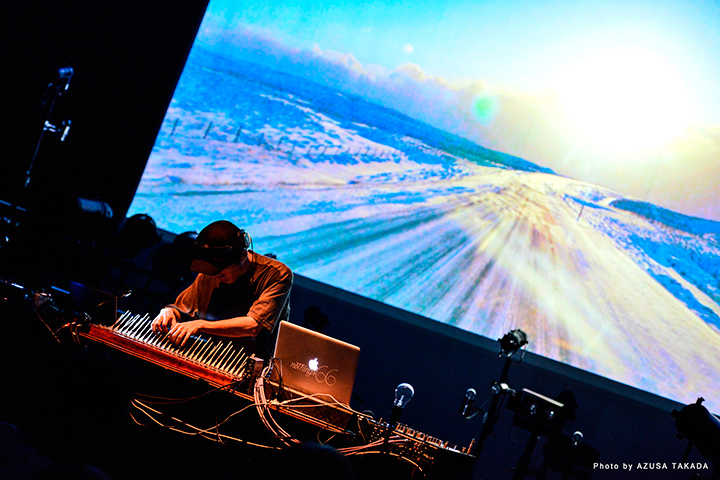 Ametsub playing the Mbira. Photo by Azusa Takada. Ametsub playing the Mbira. Photo by Azusa Takada.